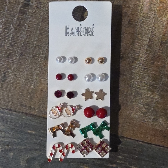 KANÈORÉ Other - Festive Kids Earrings Set - Red, Gold, Green